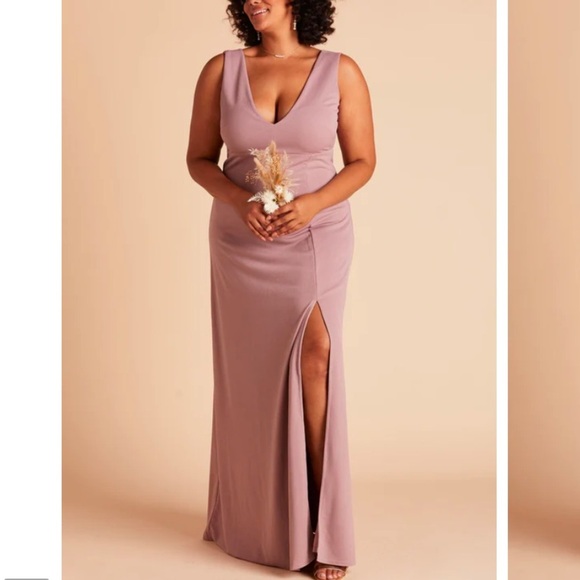 Birdy Grey Shamin dress crepe dark mauve size small - Picture 1 of 9